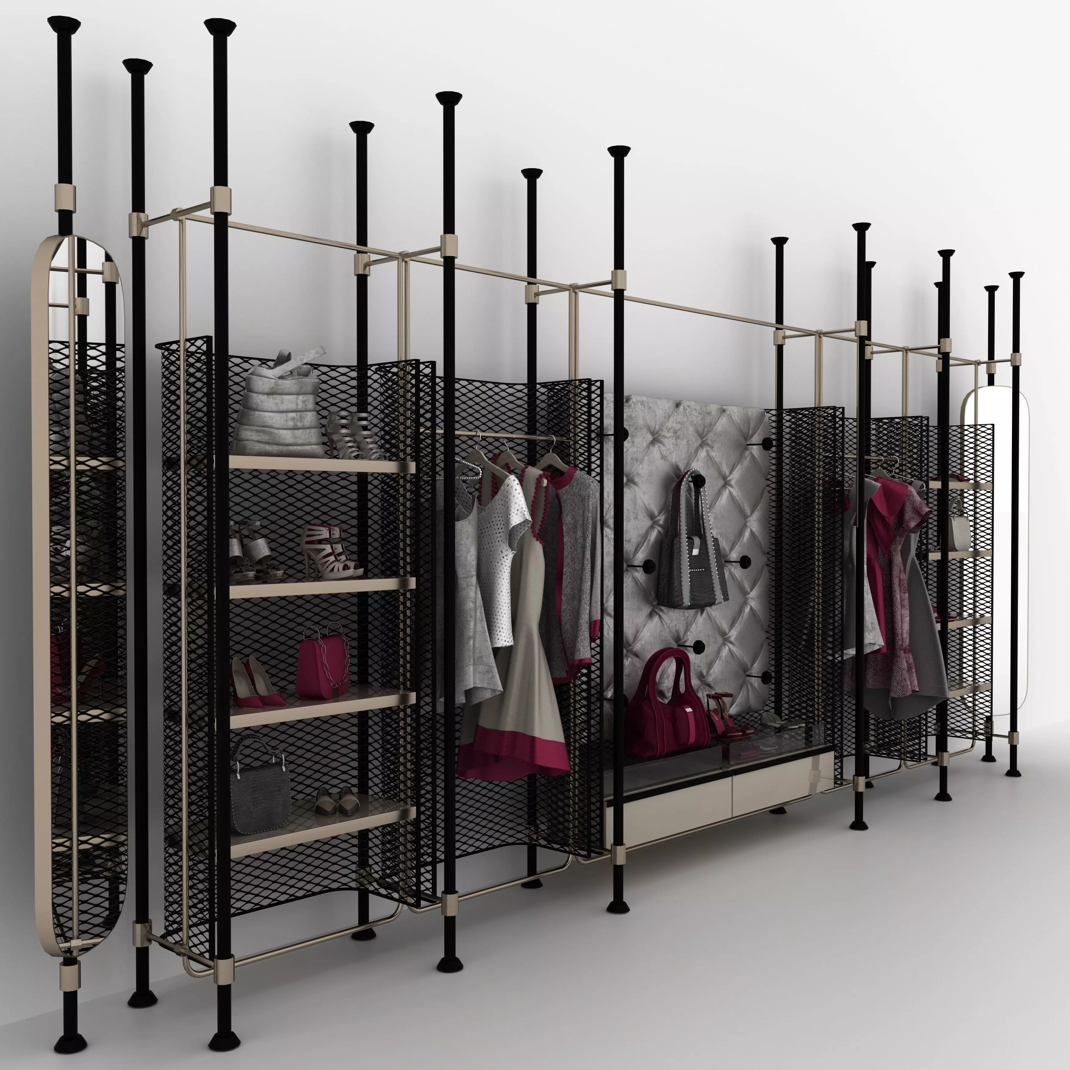 Clothes store 3D model