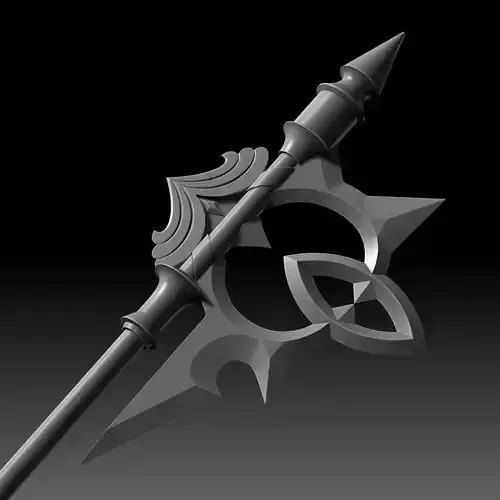 Azura Axe 3D Printable Model 3D print model