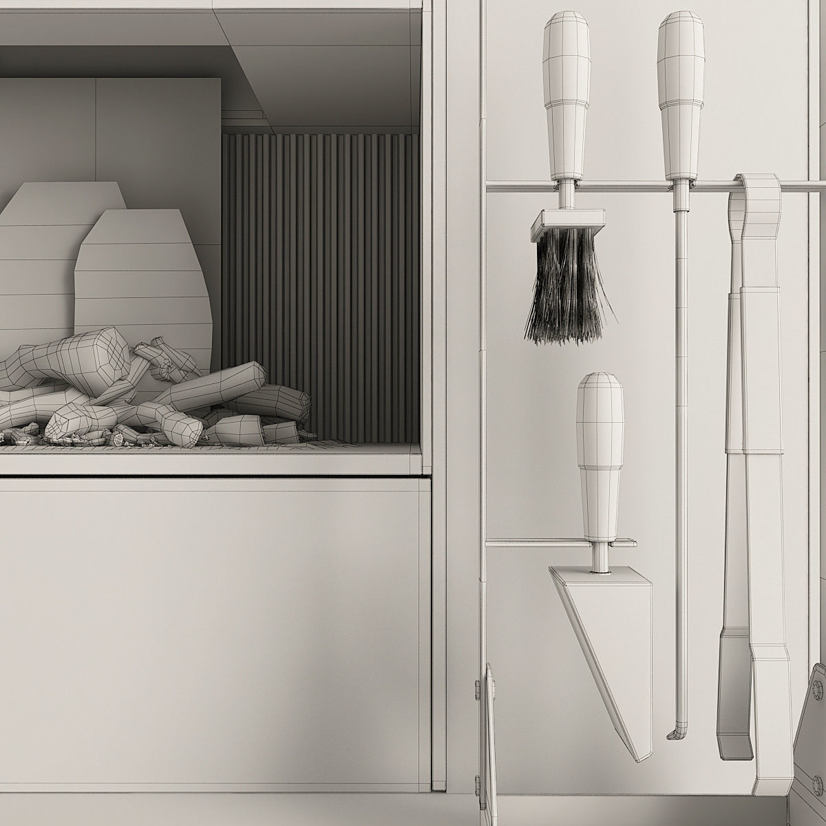  Fireplace Modern 35 3D model_13