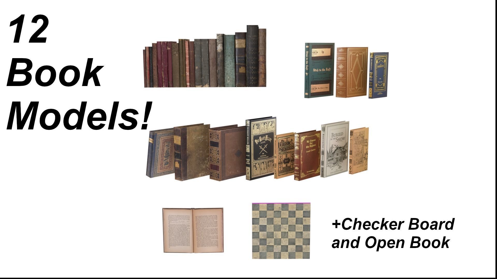 Medieval Game Assets Set 1 Low-poly 3D model_1