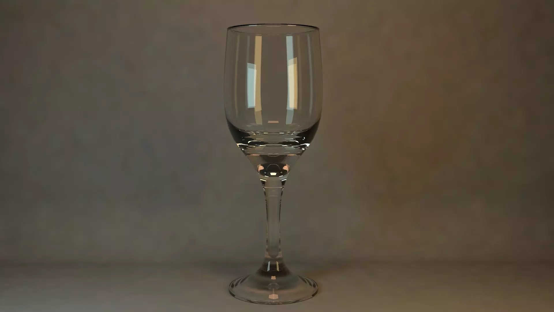 crystal glass 3D model_0