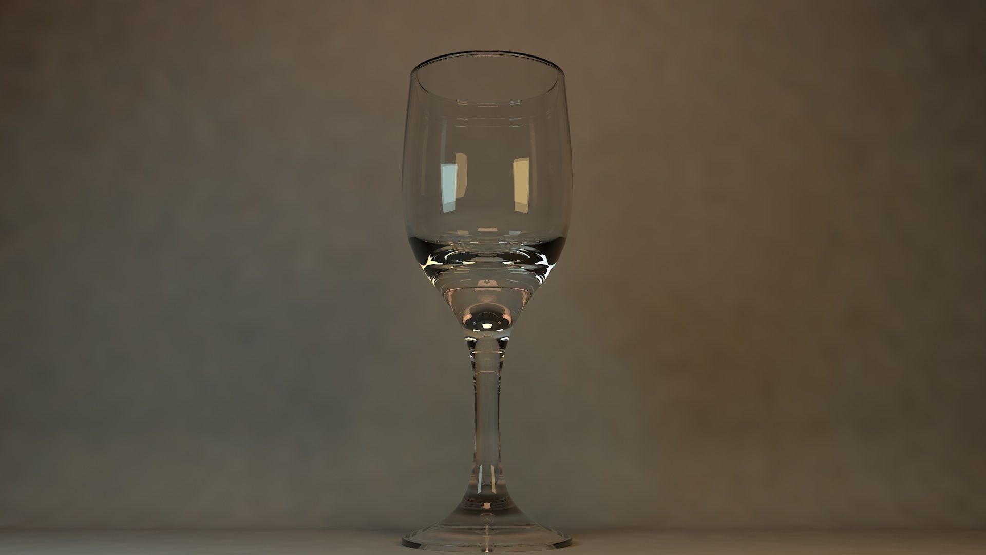 crystal glass 3D model_2
