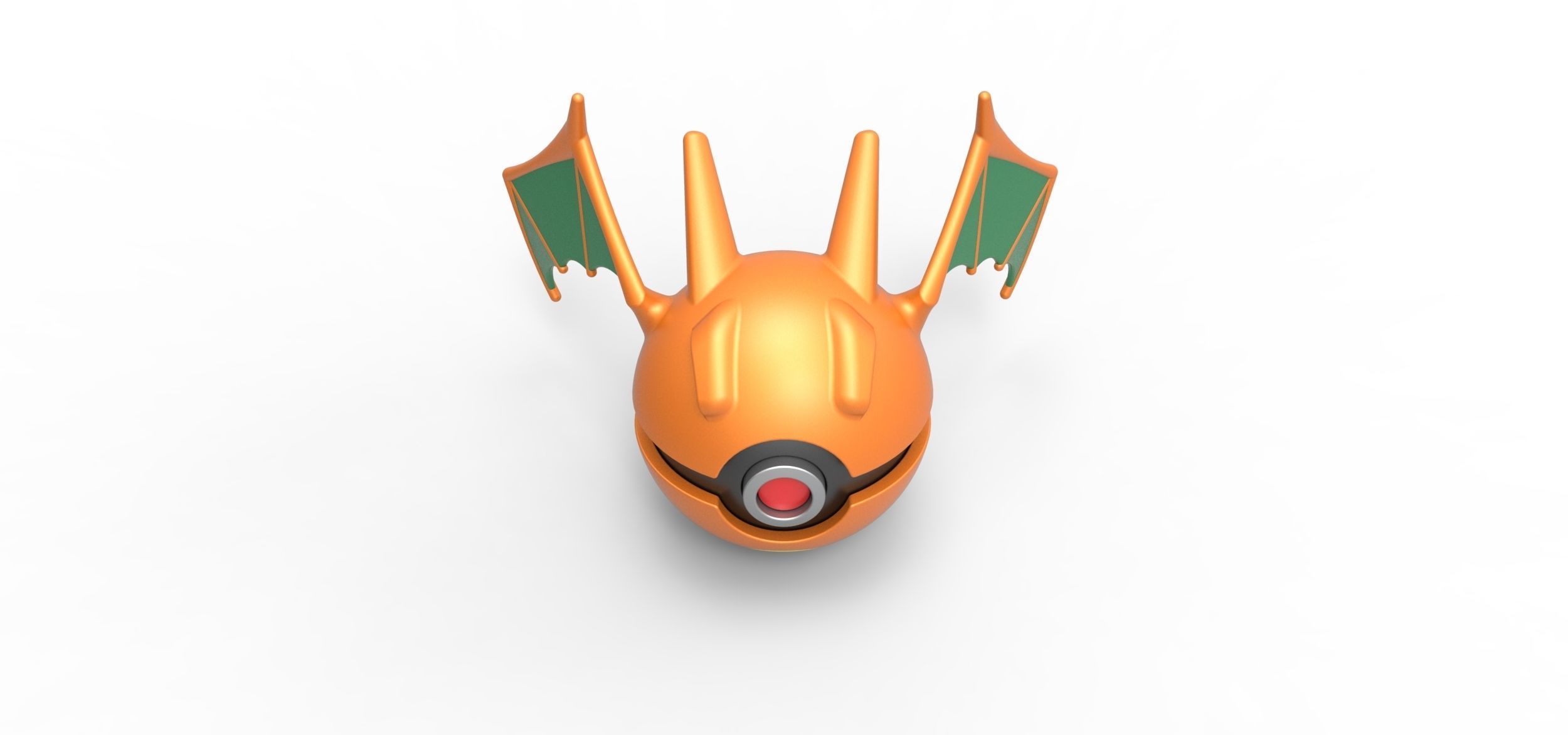 Charizard orb 3D print model_3