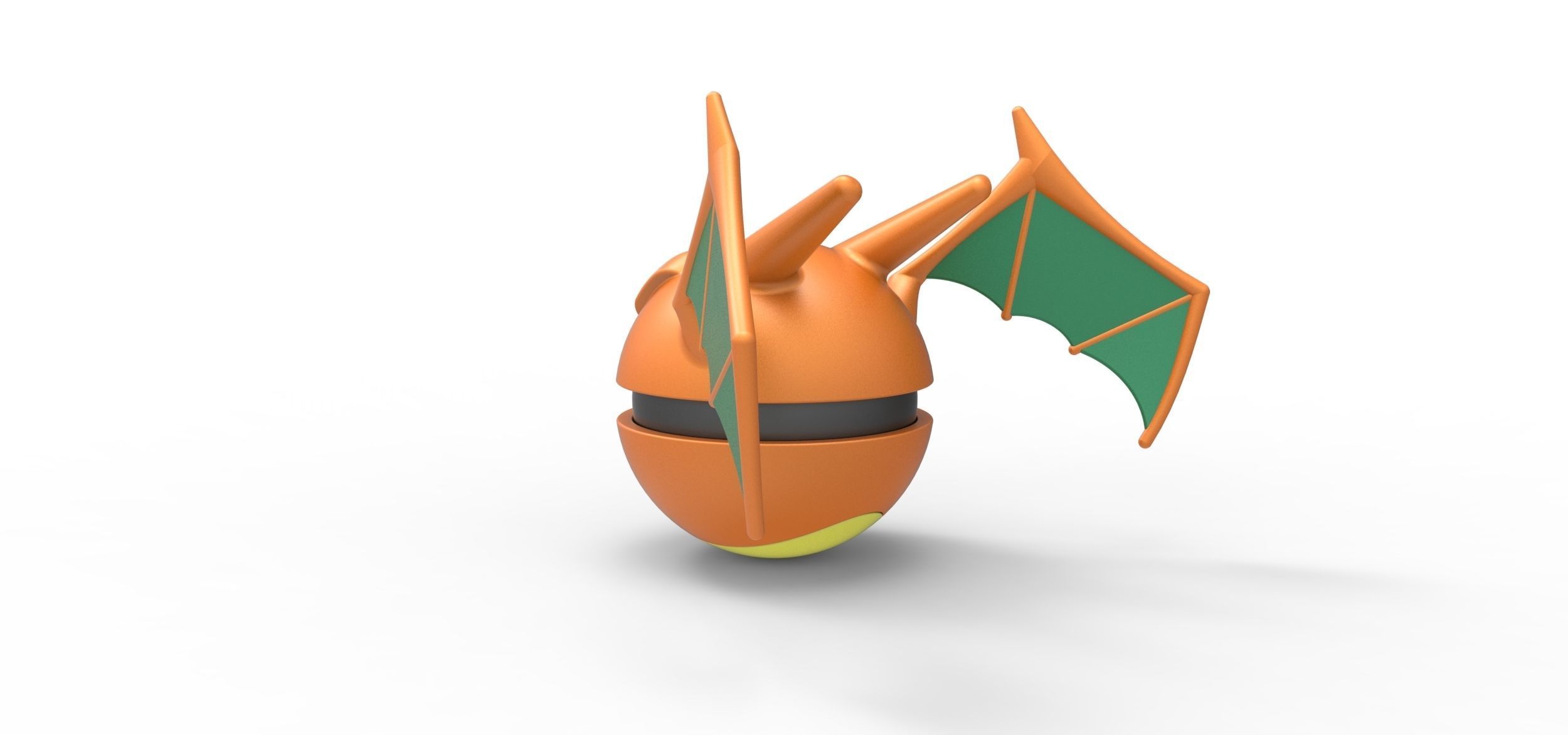 Charizard orb 3D print model_7