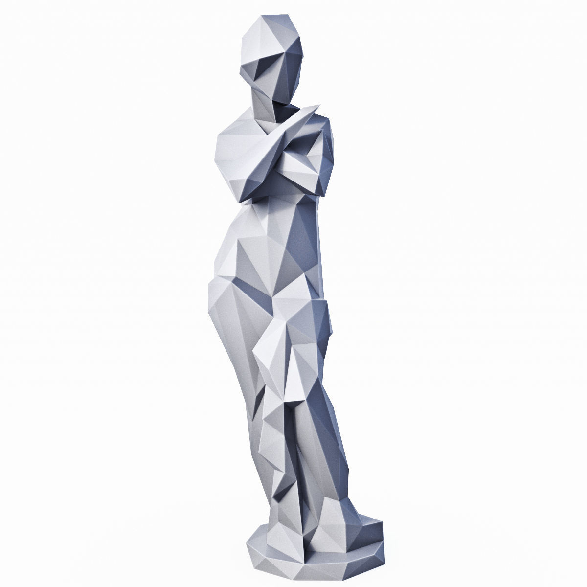 Louvre Psyche Low Poly Low-poly 3D model