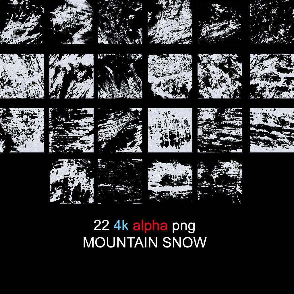 4K-Seamless Snow Rock Mountain Texture_2