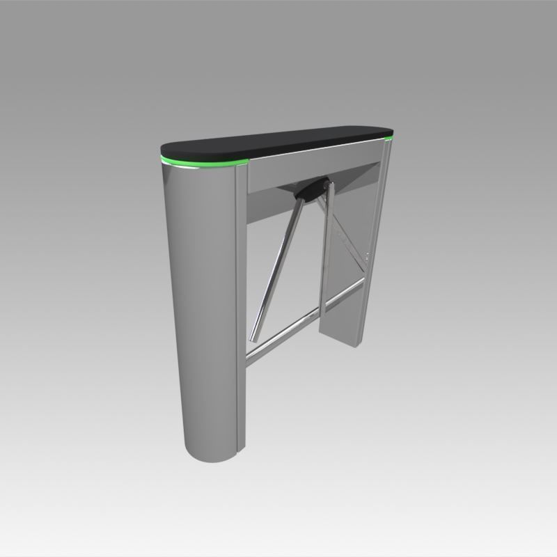 Turnstile tripod Trilock 3D model_12