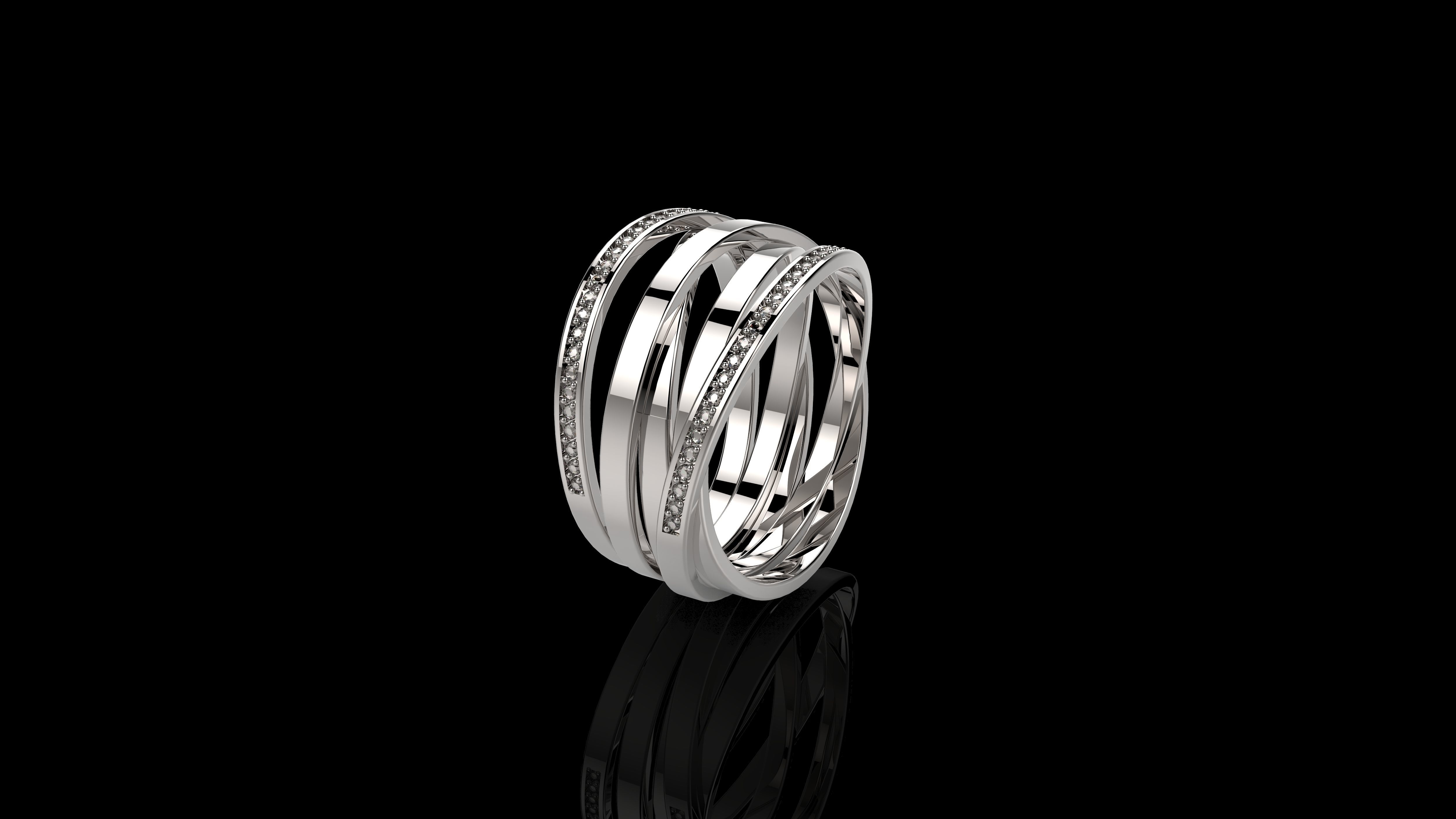 RINGS J498 3D print model_2