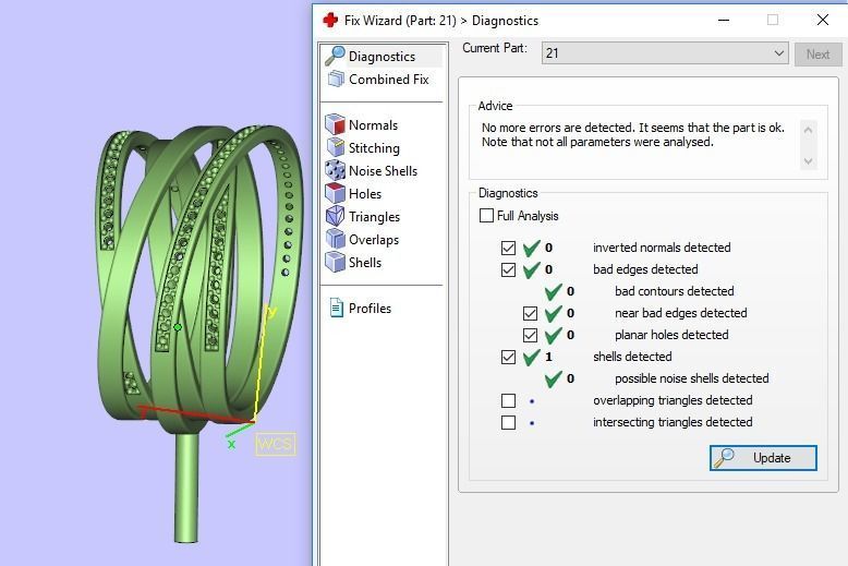 RINGS J498 3D print model_4