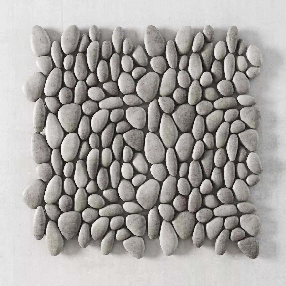 Oval Pebble Panel n4 3D model_0