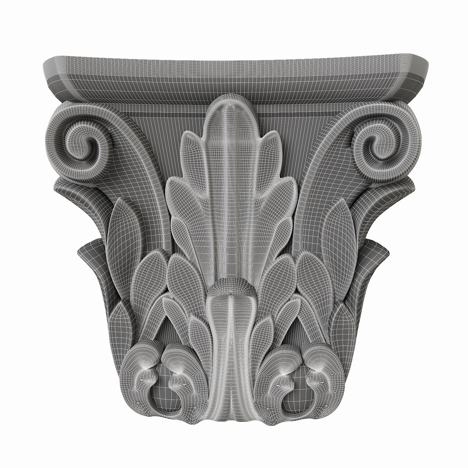 3D model pilaster CandidusPrugger art KA 628 3D model_3