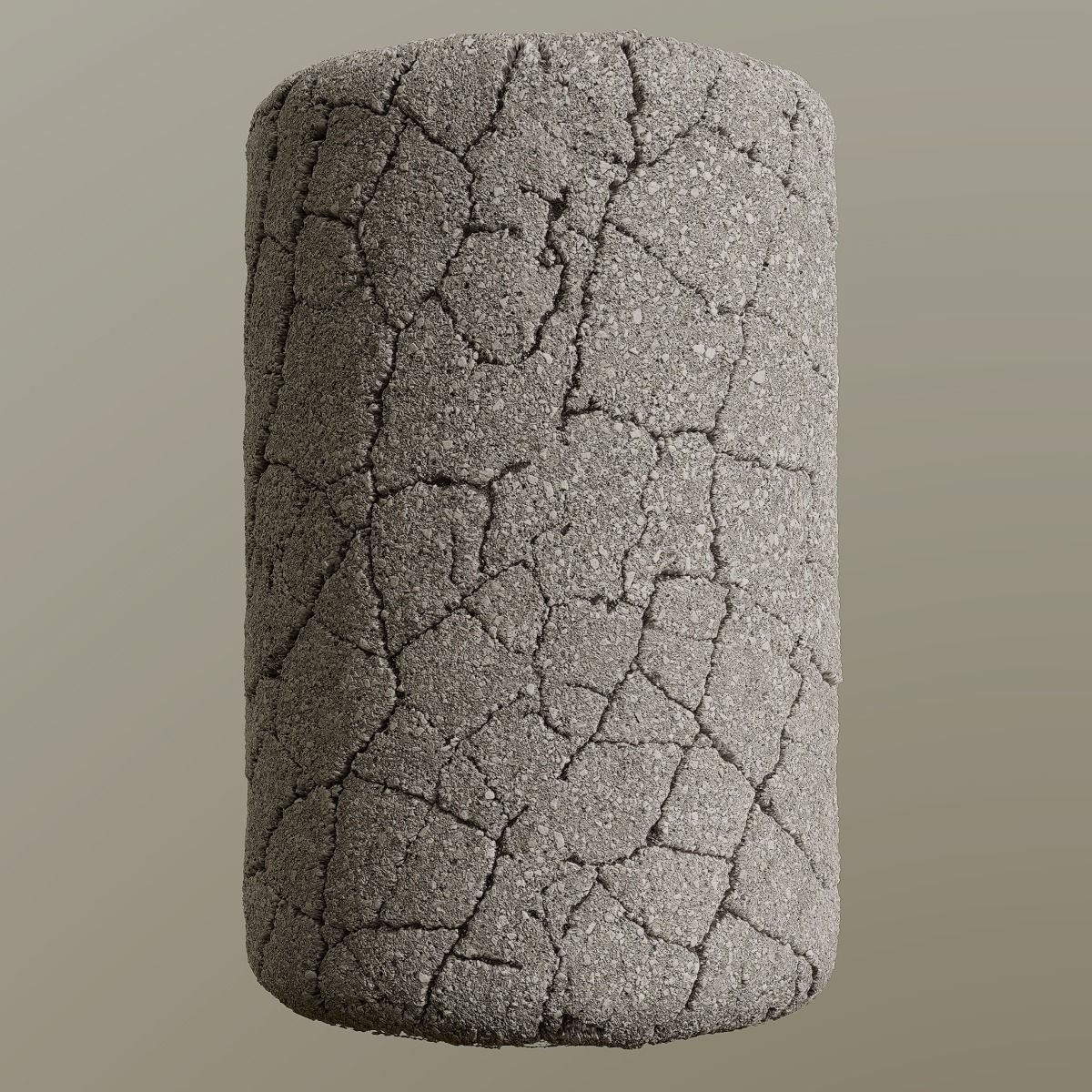 Cracked Asphalt PBR Texture Texture_4