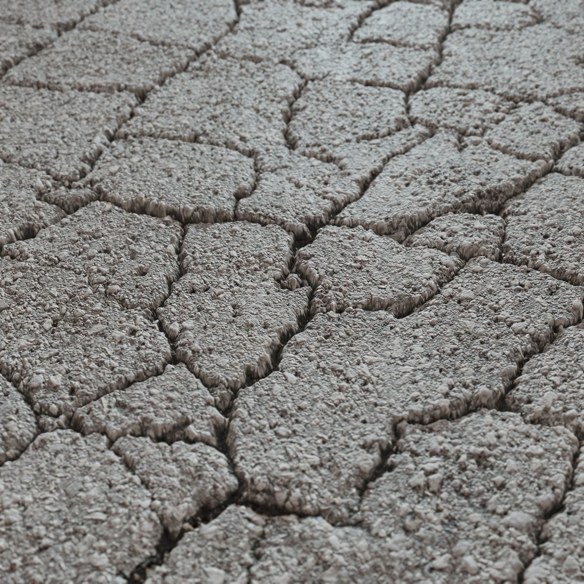 Cracked Asphalt PBR Texture Texture_14