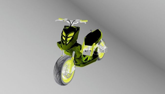 mbk stunt yamaha slider  3D print model