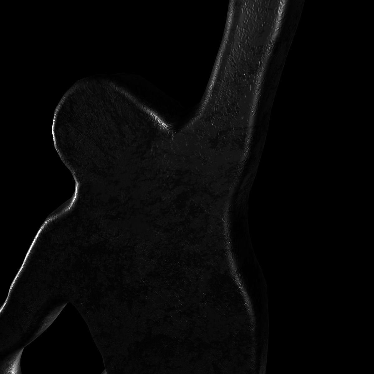 Jordan Logo  3 in 1 3D Lowpoly model Vray Ready Game Ready Free low-poly 3D model_5