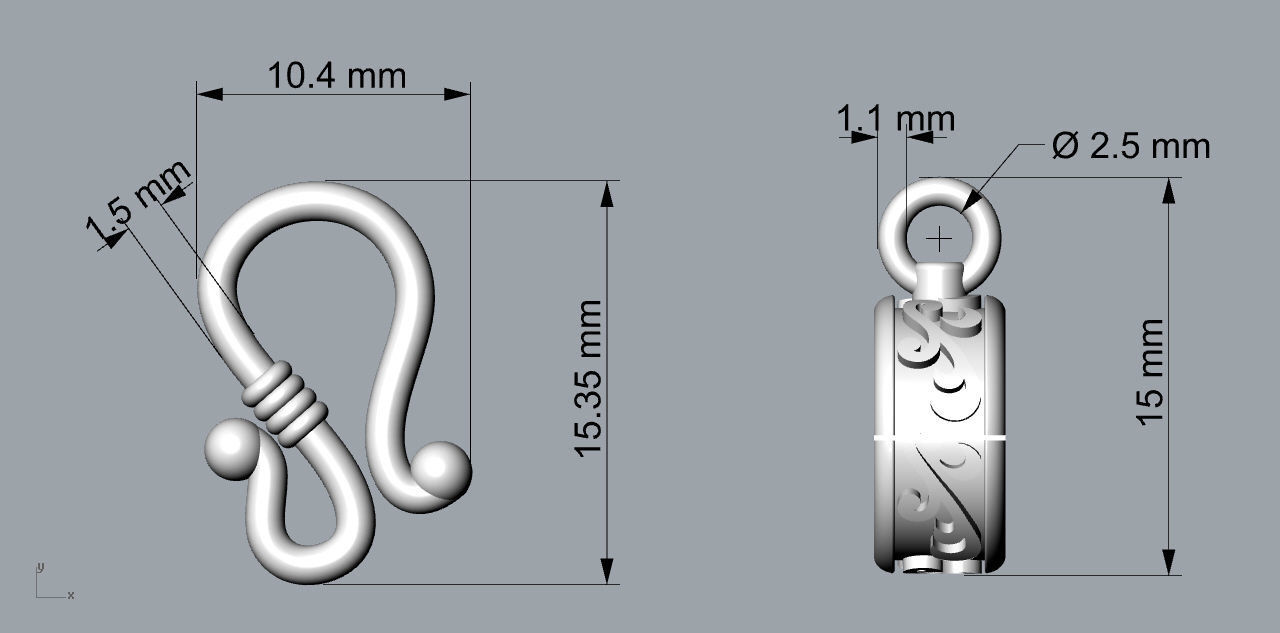 chain bracelets 05 3D print model_5