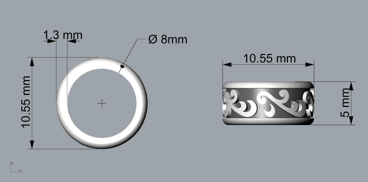 chain bracelets 05 3D print model_4