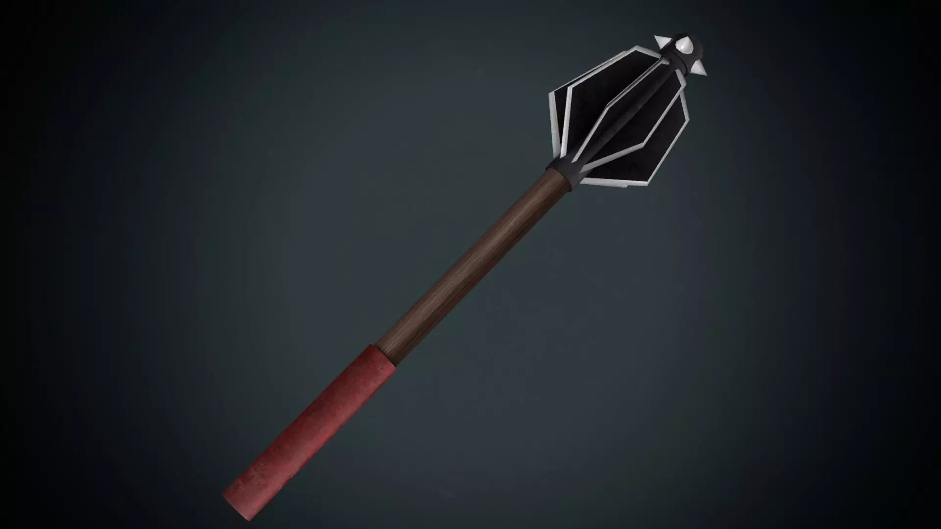 Stonebreaker arrow with handle Low-poly 3D model_0
