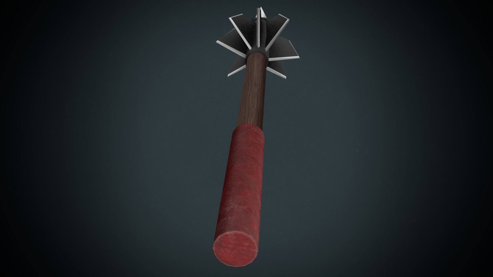 Stonebreaker arrow with handle Low-poly 3D model_4