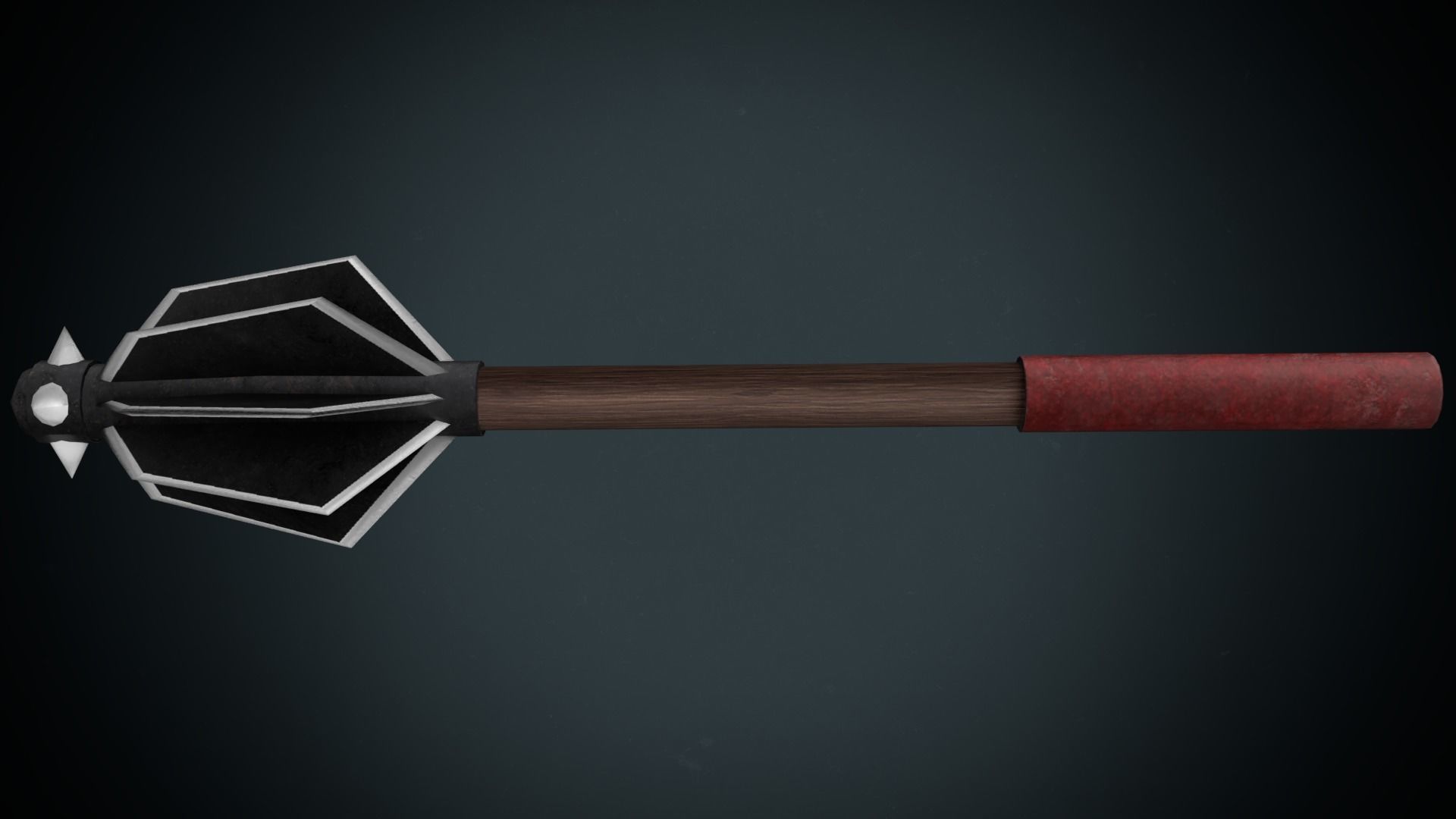 Stonebreaker arrow with handle Low-poly 3D model_3