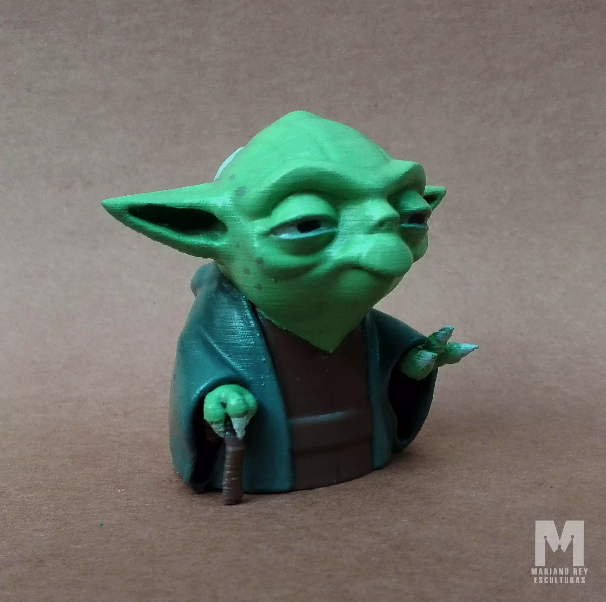 Yoda Toon 3D print model_0