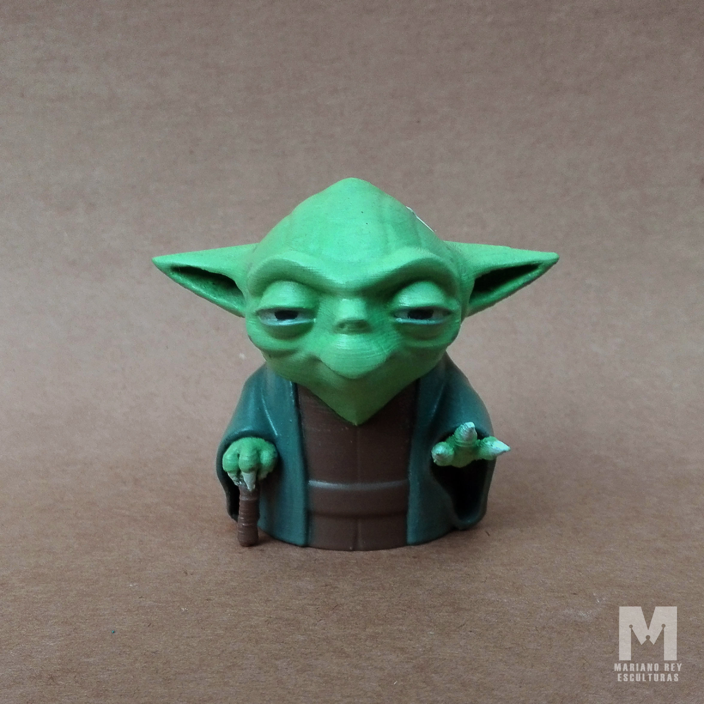 Yoda Toon 3D print model_1