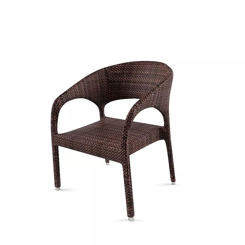 Rattan Chair Free 3D model