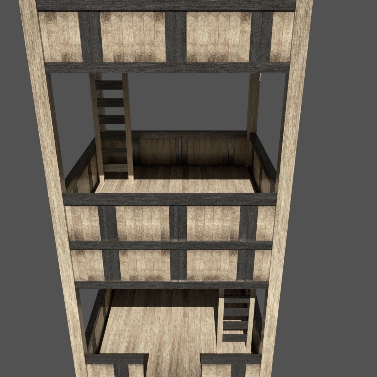 Forest Watchtower Free 3D model_5