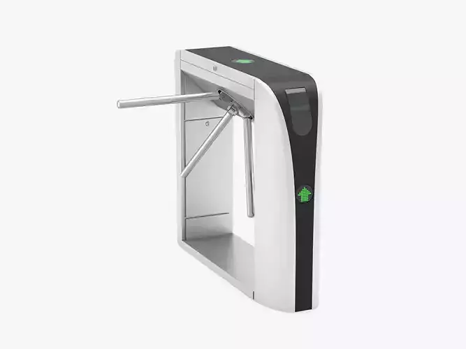 Electronic Tripod Turnstile Gate by Frezzy 3D model