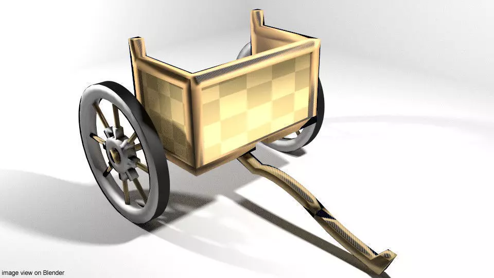 Chariot - Assyrians 3D model