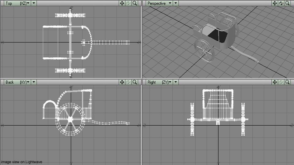Chariot - Hittites 3D model_5