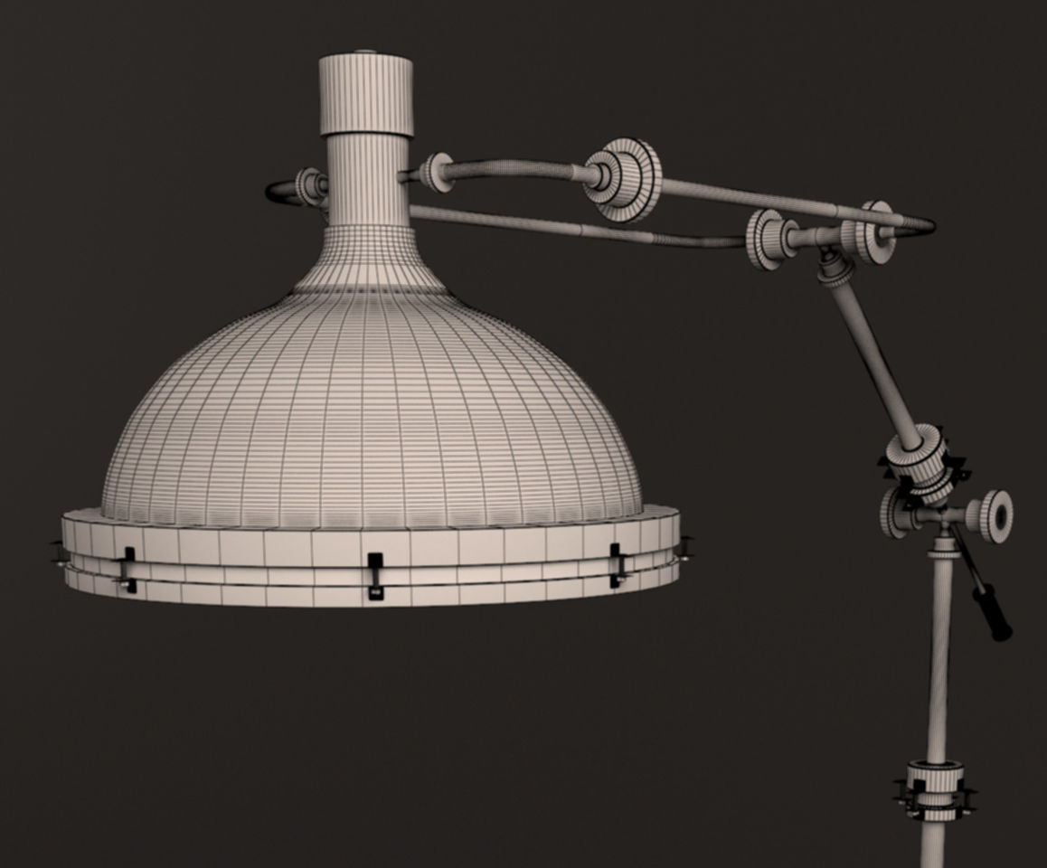 floor lamp Free 3D model_4