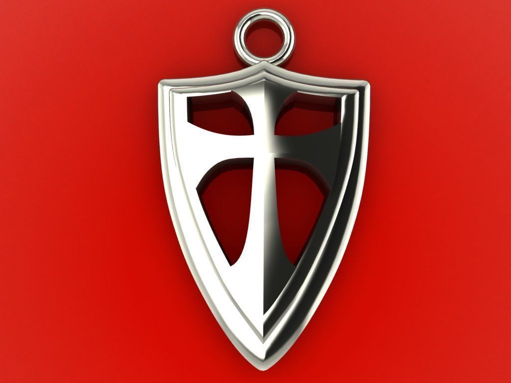  Gothic cross 3D print model_2