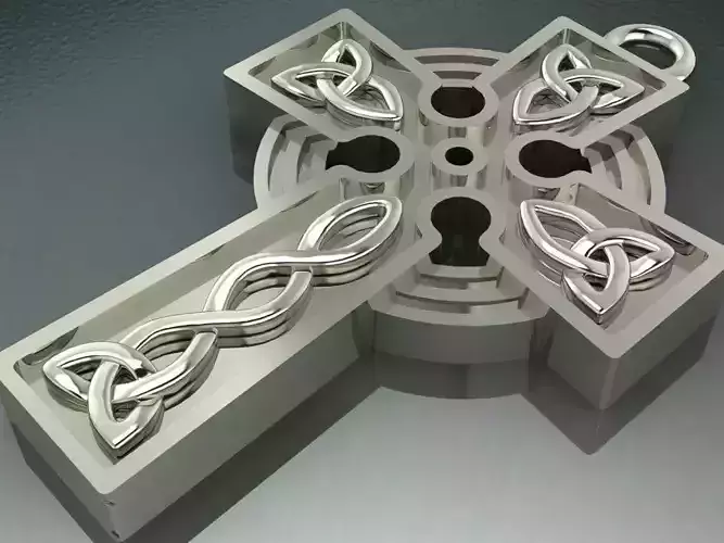 Celtic cross Necklase