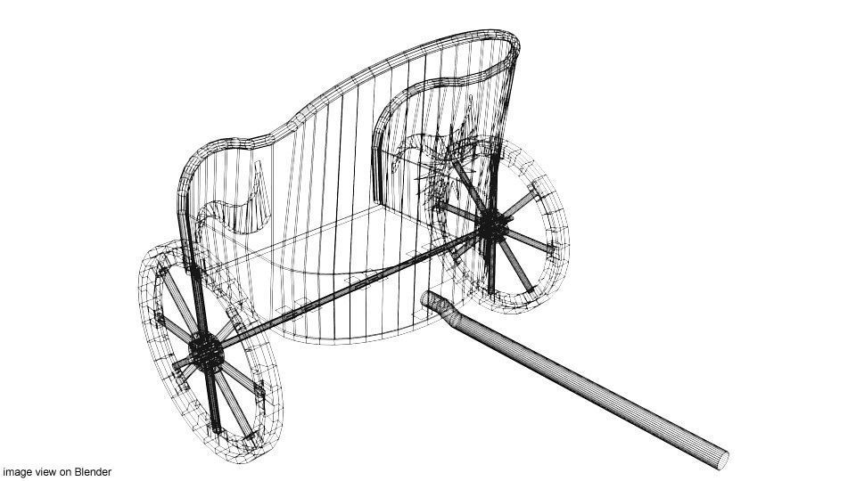 Chariot - Roman 3D model_3