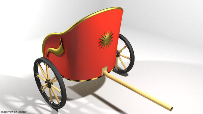 Chariot - Roman 3D model