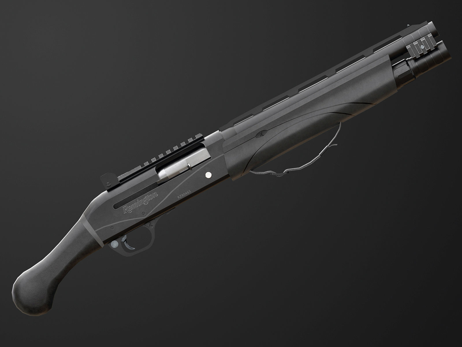 Remington V3 Tac-13  Low-poly 3D model_6
