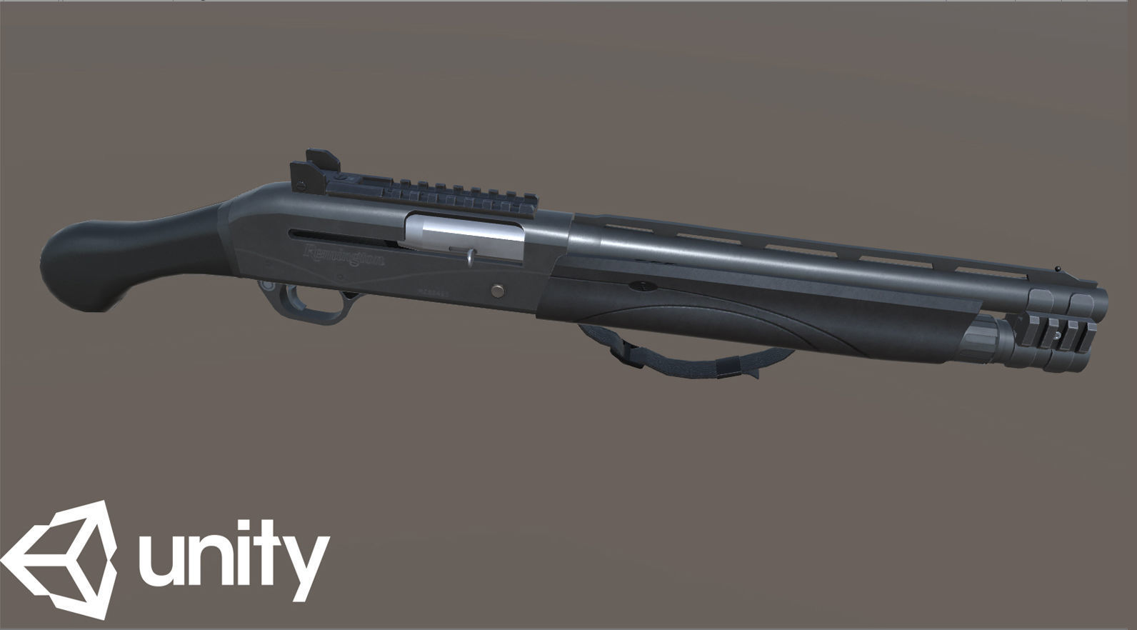 Remington V3 Tac-13  Low-poly 3D model_11