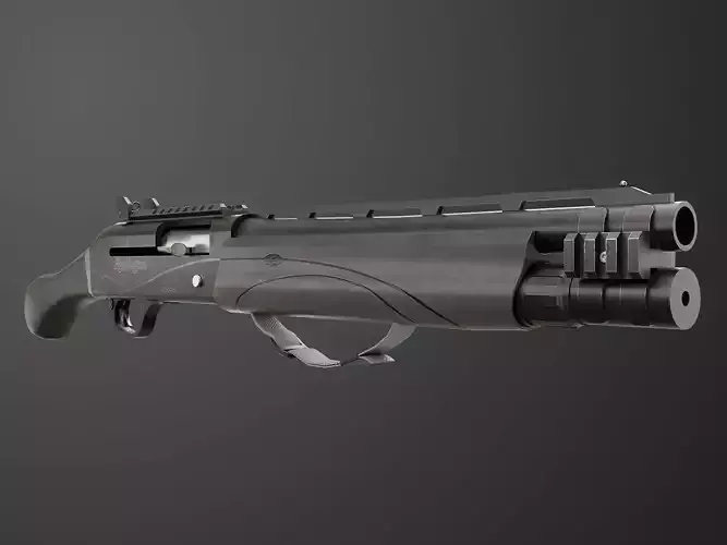 Remington V3 Tac-13  Low-poly 3D model