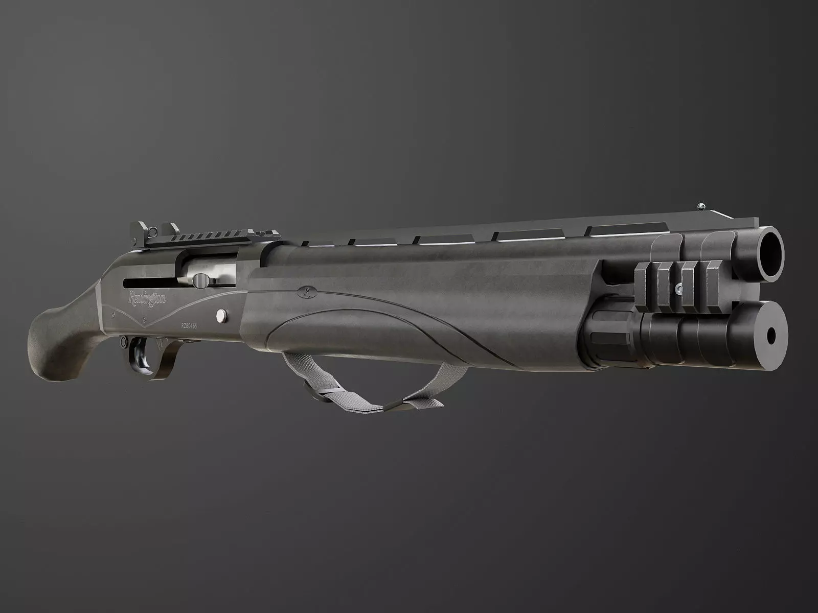 Remington V3 Tac-13  Low-poly 3D model_0