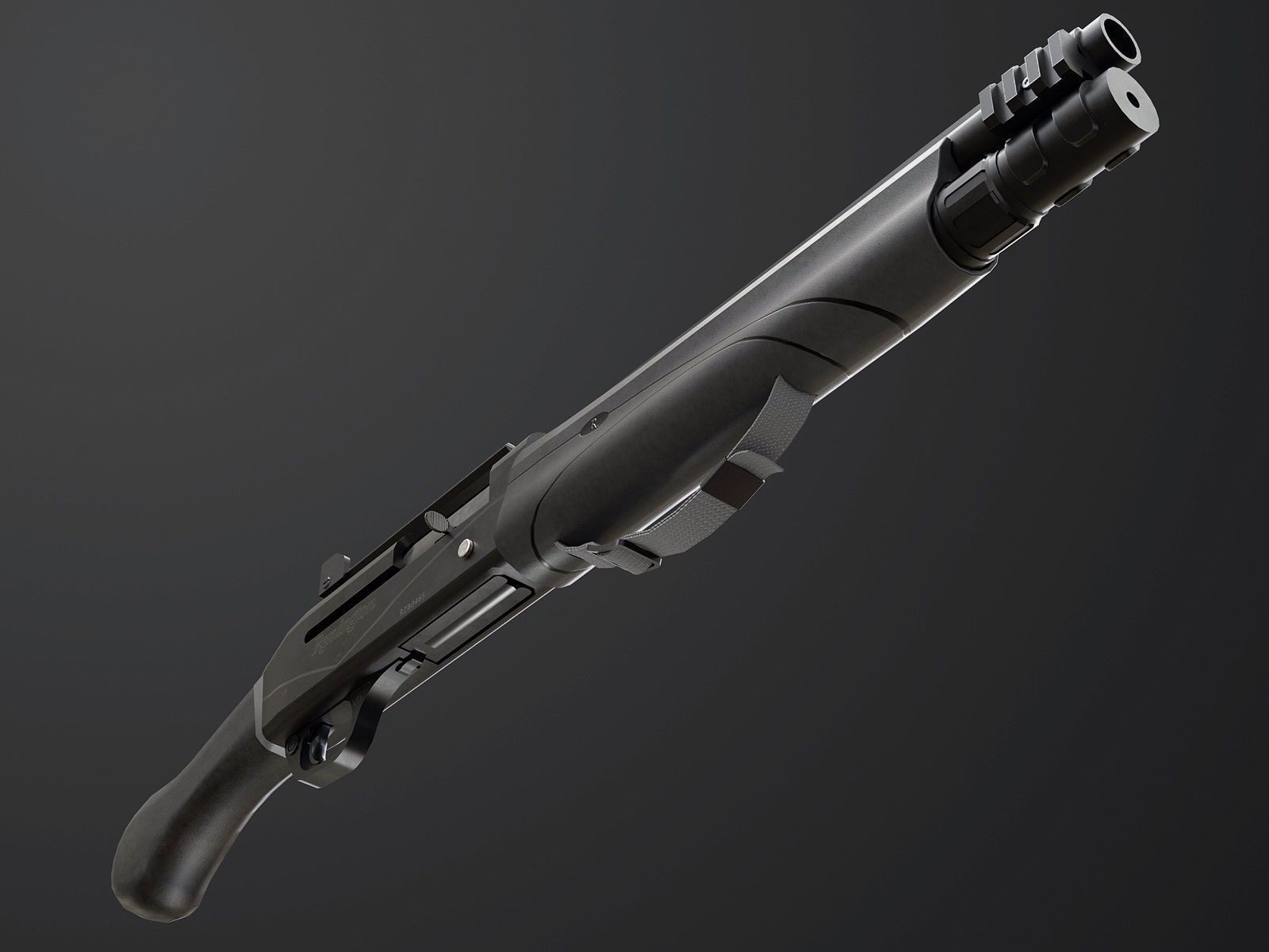 Remington V3 Tac-13  Low-poly 3D model_8