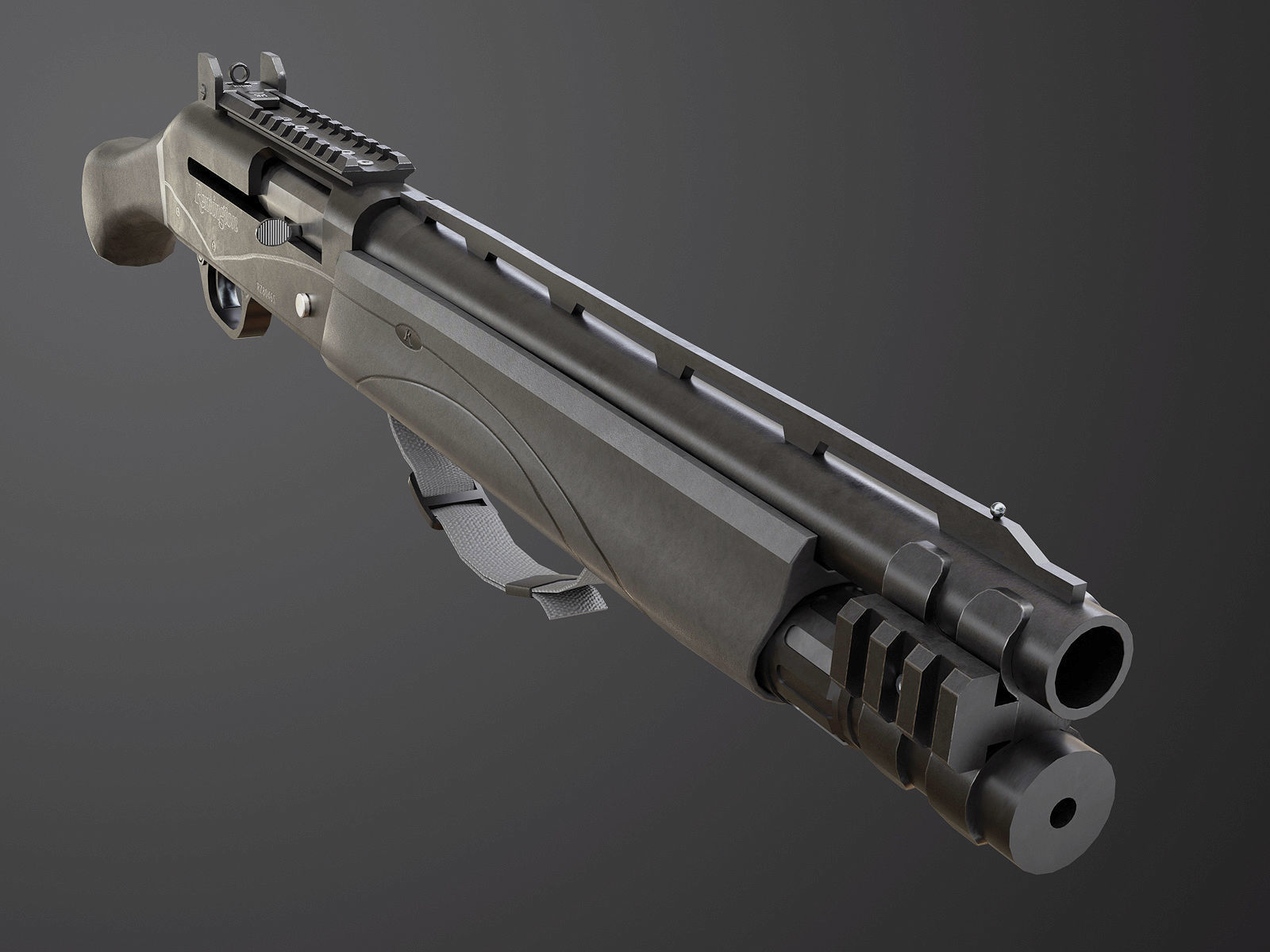 Remington V3 Tac-13  Low-poly 3D model_2