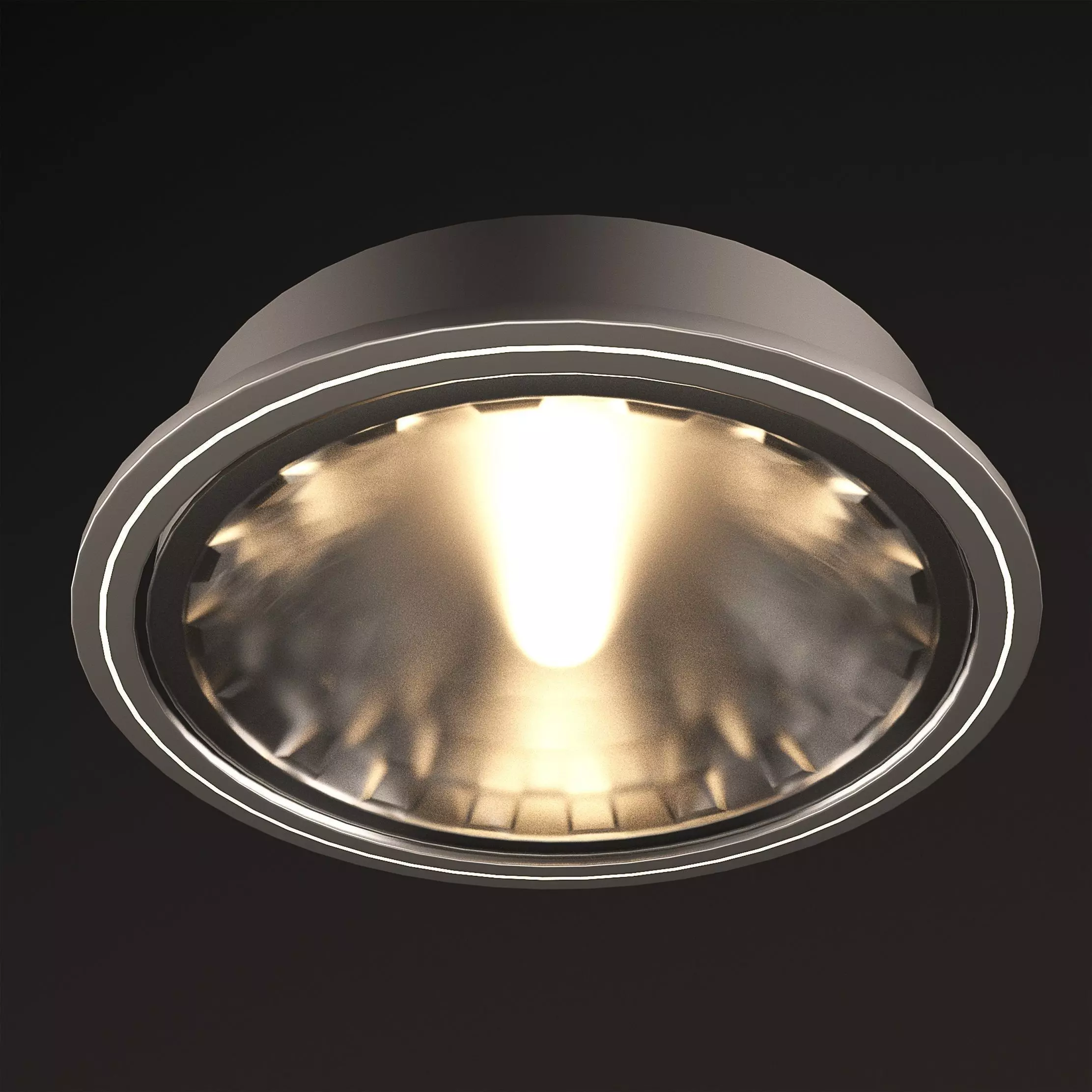 halogen round led downlight Free 3D model