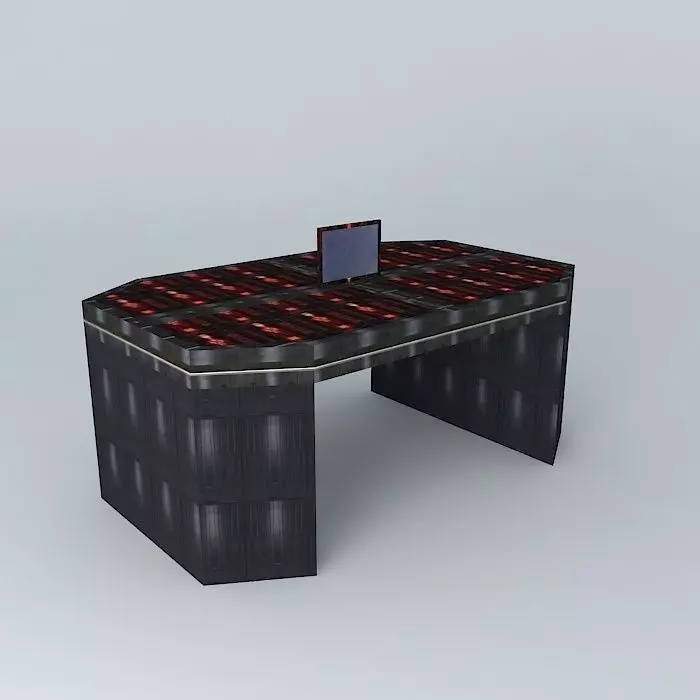 A Futuristic Table Free 3D model_0