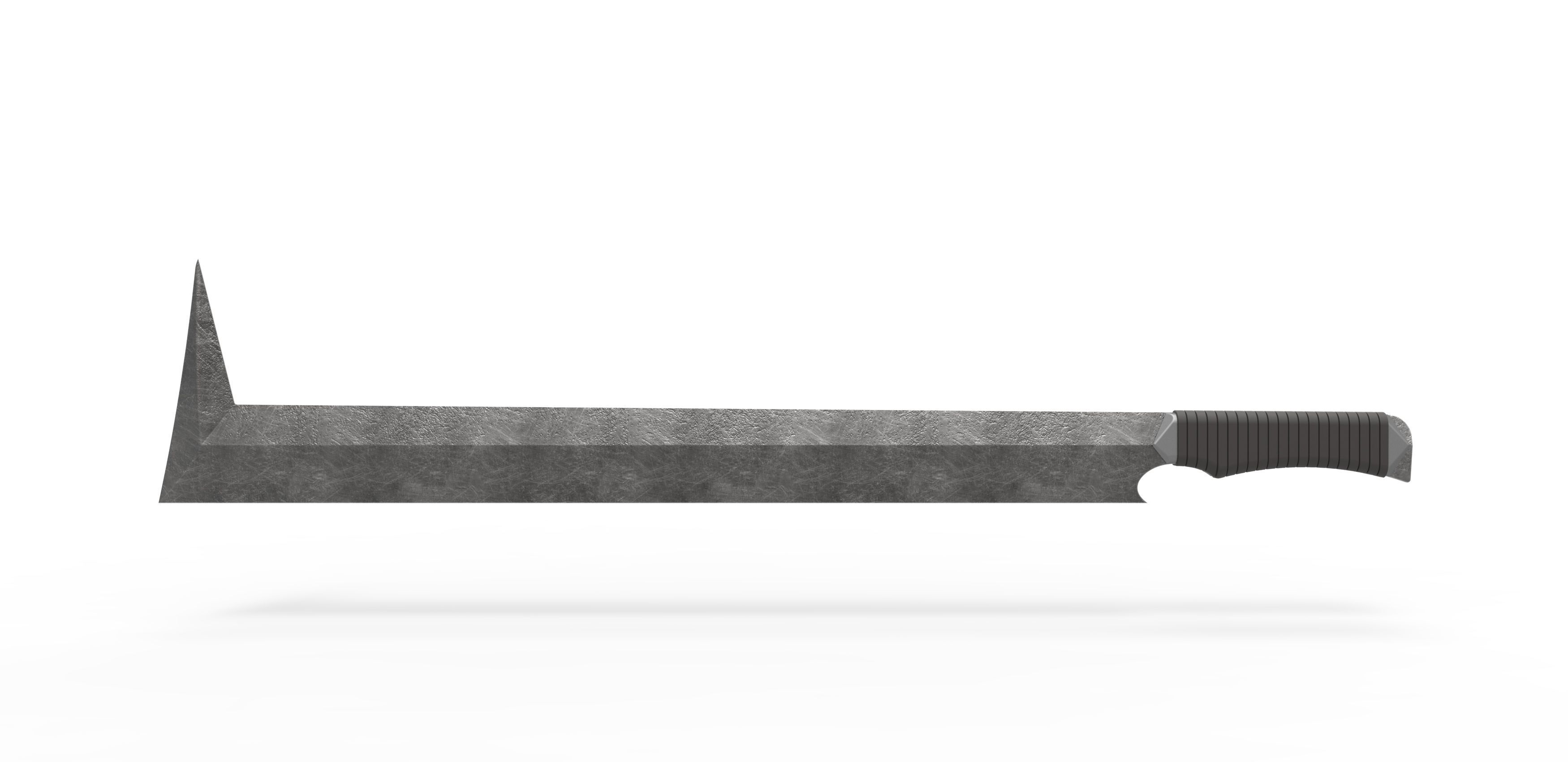 Sword of Uruk Hai from the movie Lord of the rings 2001 3D print model_4