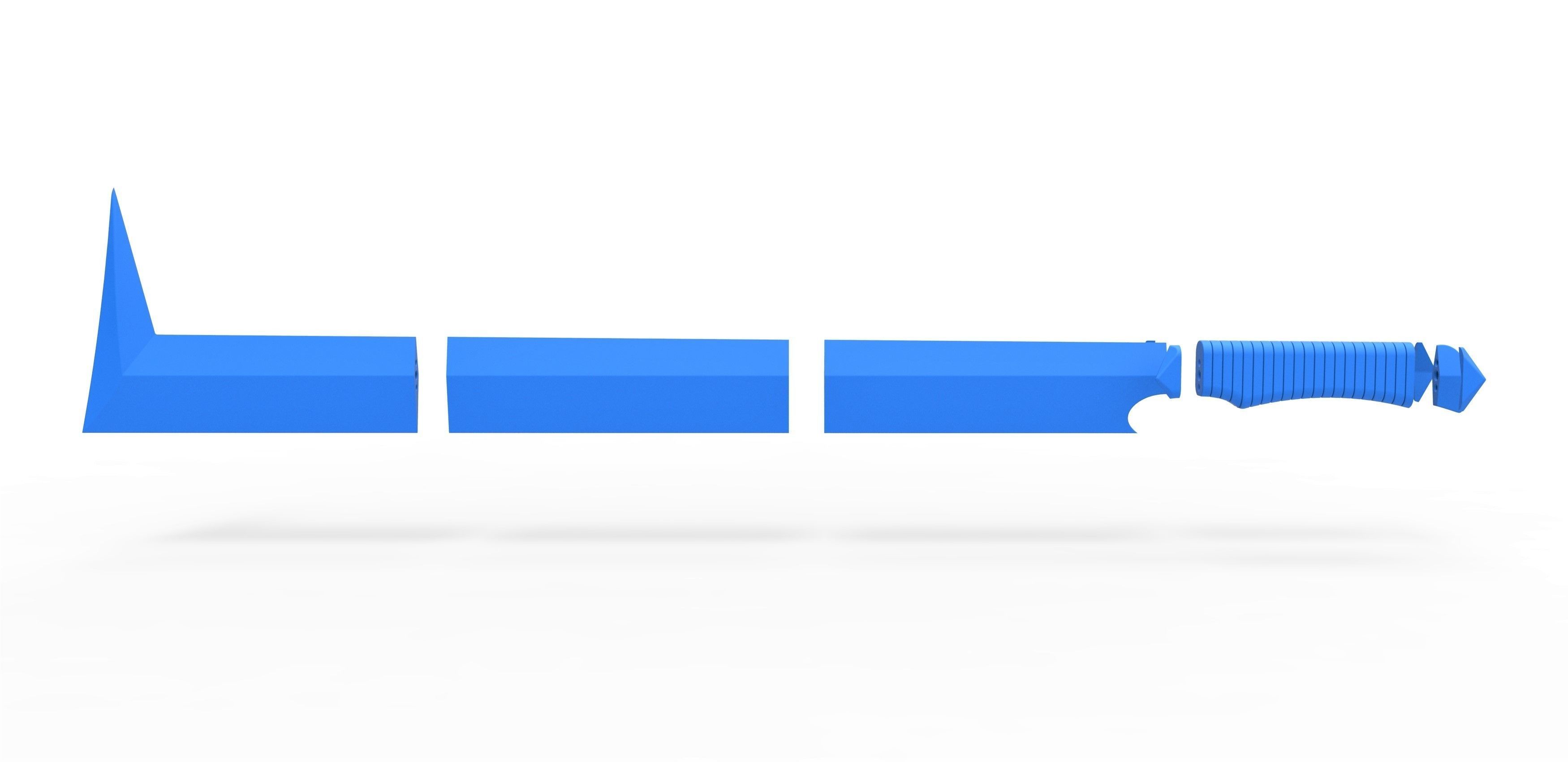 Sword of Uruk Hai from the movie Lord of the rings 2001 3D print model_21