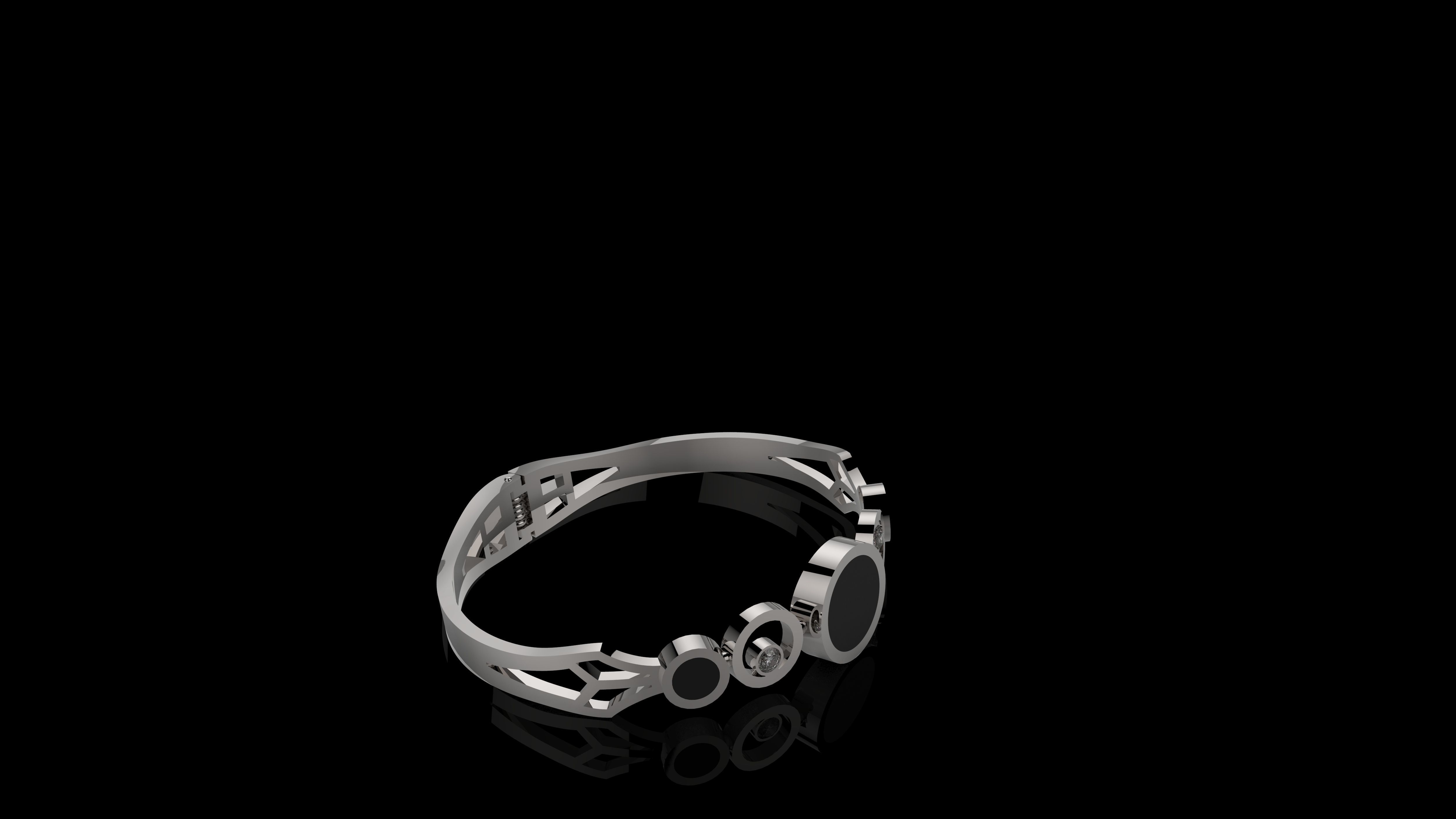 K BRACELETS N3 3D print model_2