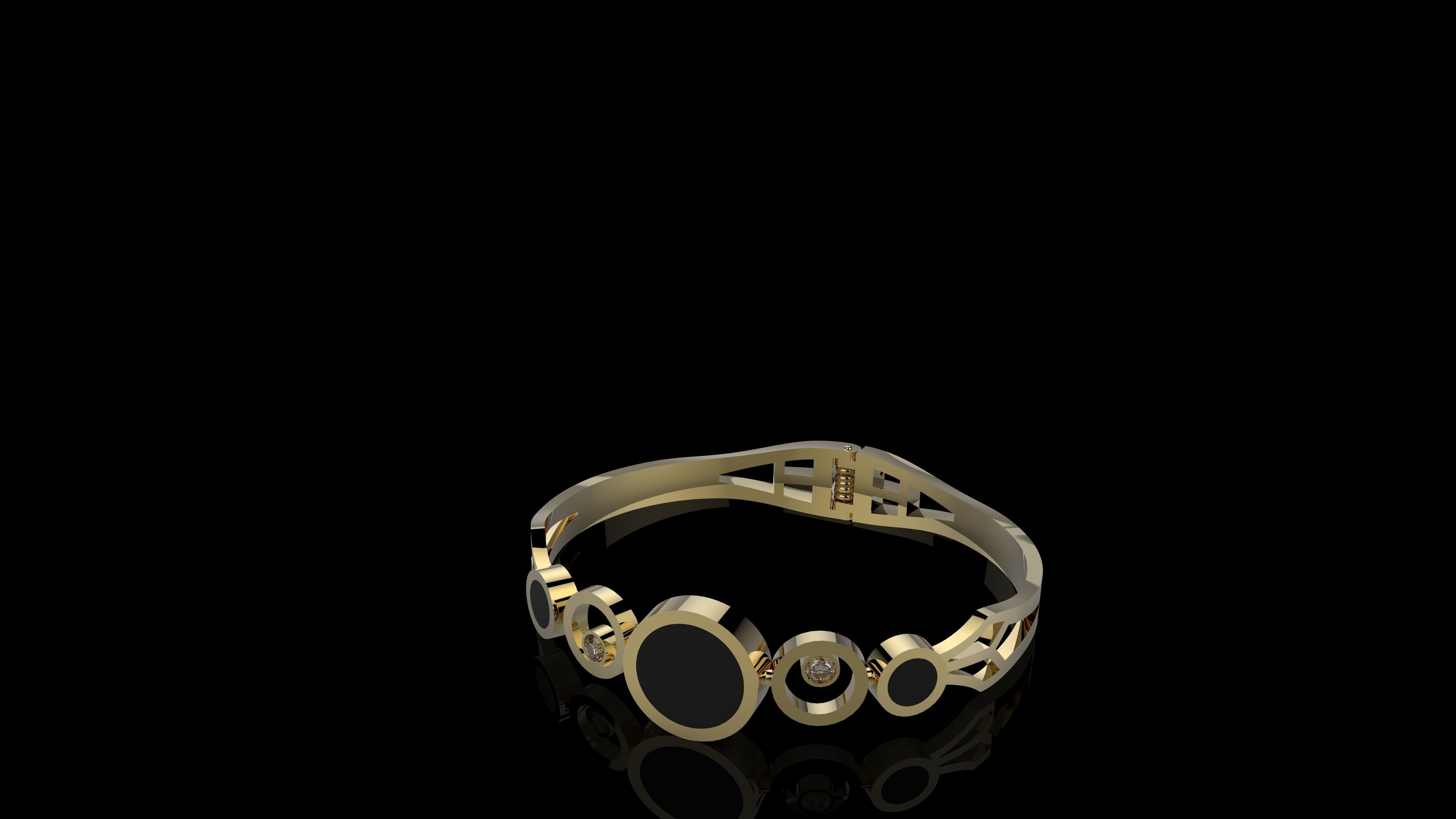 K BRACELETS N3 3D print model_1