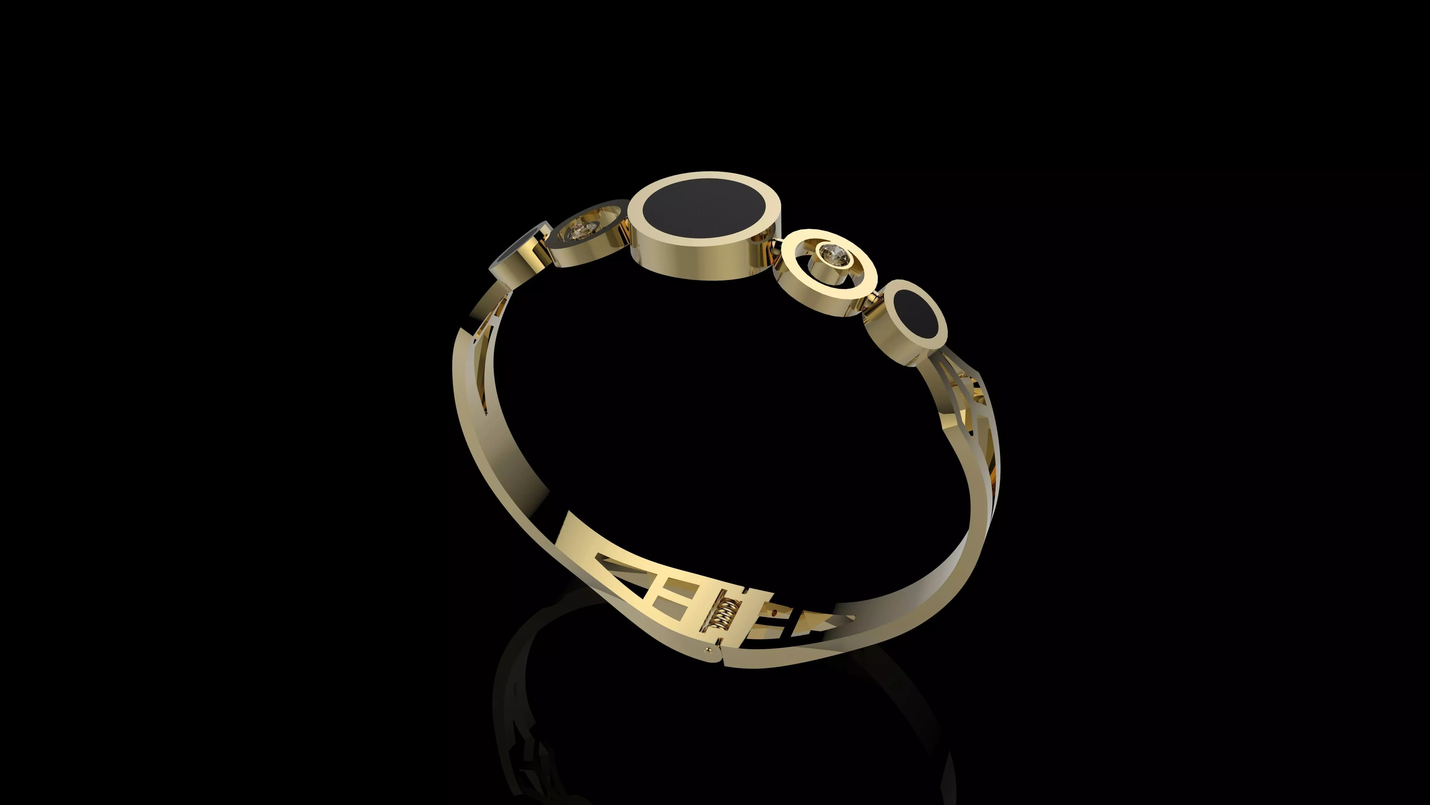 K BRACELETS N3 3D print model_0