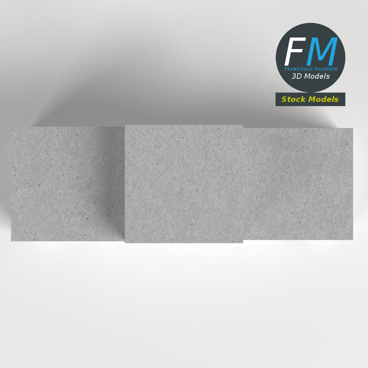 Sport pedestal podium Low-poly 3D model_6